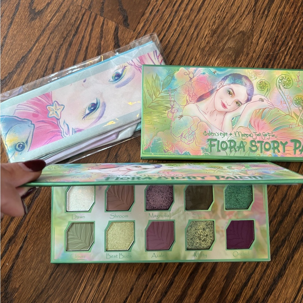Oden’s Eye and Makeup.Just.For.Fun collab palette, Flora Story - Picture 3 of 5